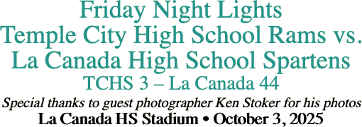 Friday Night Lights Temple City High