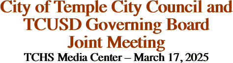 City of Temple City Council