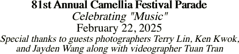 81st Annual Camellia Festival Parade