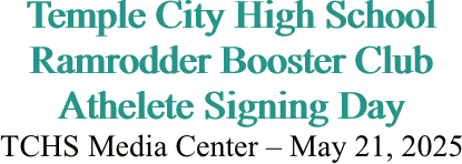 Temple City High School Ramrodder Booster
