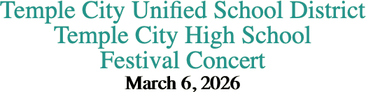 Temple City Unified School District Temple