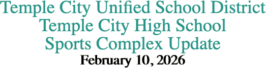 Temple City Unified School District Temple