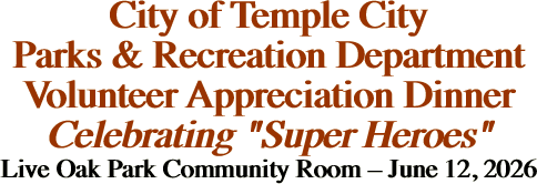 City of Temple City Parks &